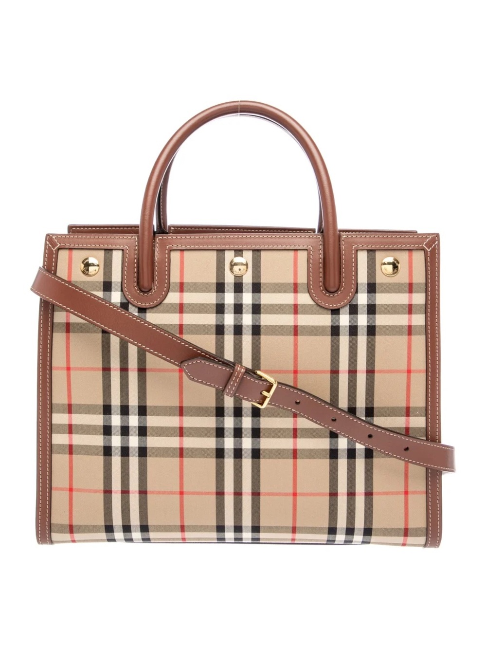 Burberry vintage check tote